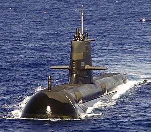 HMAS Rankin, a Collins Class submarine